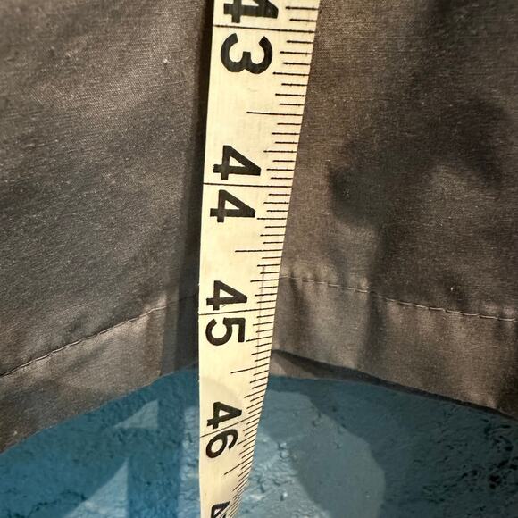 Oleg Cassini Size 38 Regular Gray Trench Coat Removable Lining Vintage - Picture 6 of 16